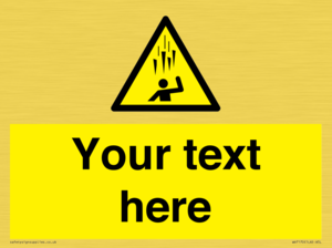 Custom Falling Ice sign